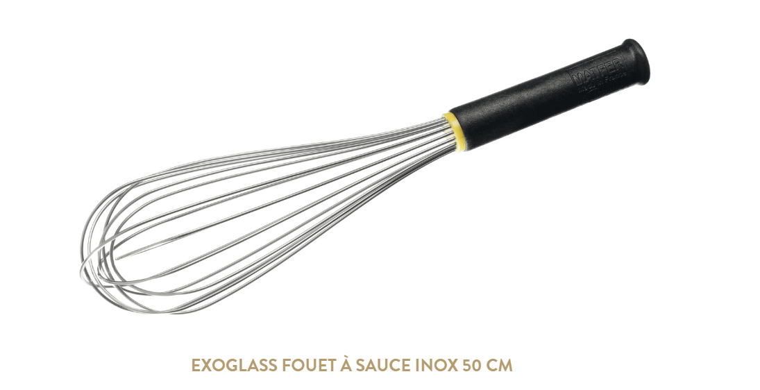 Mafter Exoglas fouet inox 50 cm